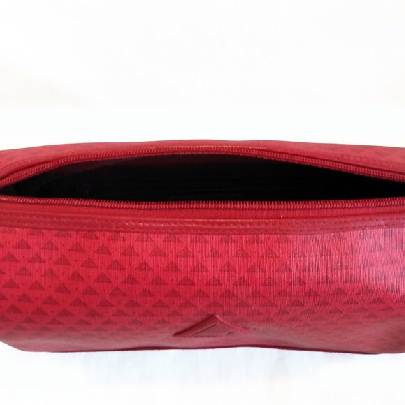 Vintage 1980;s Liz Claiborne-Red Triangle Logo-Crossbody Bag - Picture 9 of 15